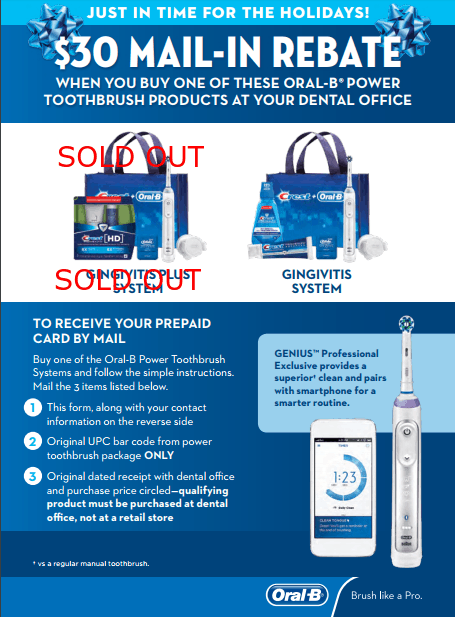 Oral B Electric Toothbrush 626 287 2625 Family Dentist Pediatric 