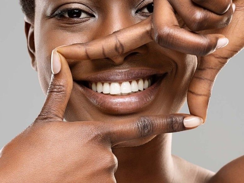 Child with healthy bright smile.
